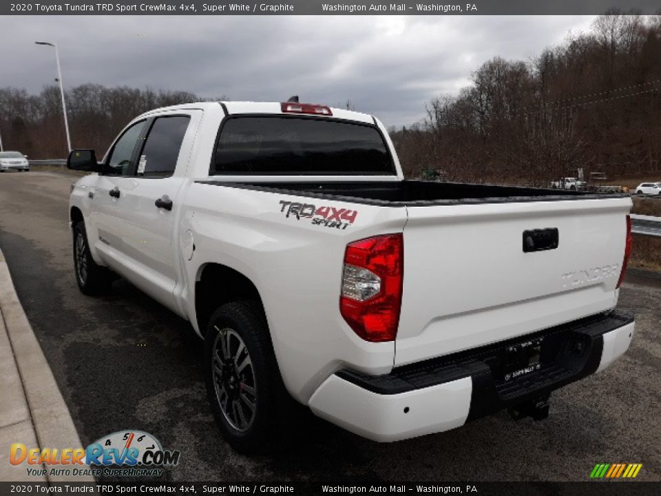 2020 Toyota Tundra TRD Sport CrewMax 4x4 Super White / Graphite Photo #2