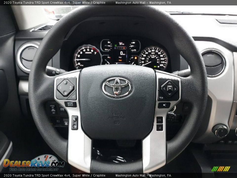 2020 Toyota Tundra TRD Sport CrewMax 4x4 Super White / Graphite Photo #7
