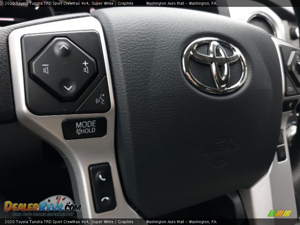 2020 Toyota Tundra TRD Sport CrewMax 4x4 Super White / Graphite Photo #8