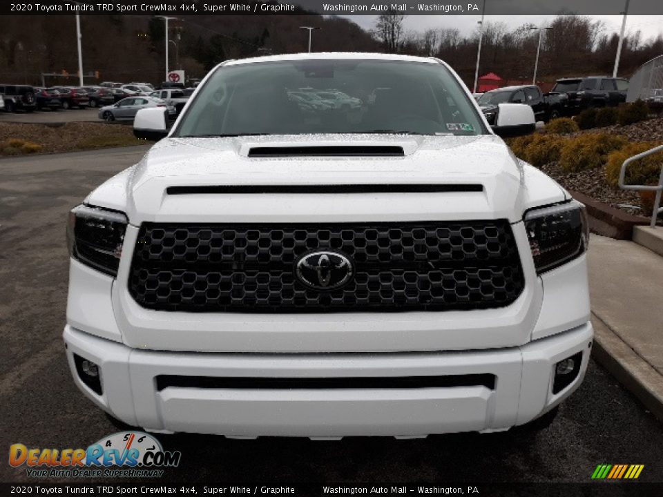 2020 Toyota Tundra TRD Sport CrewMax 4x4 Super White / Graphite Photo #15