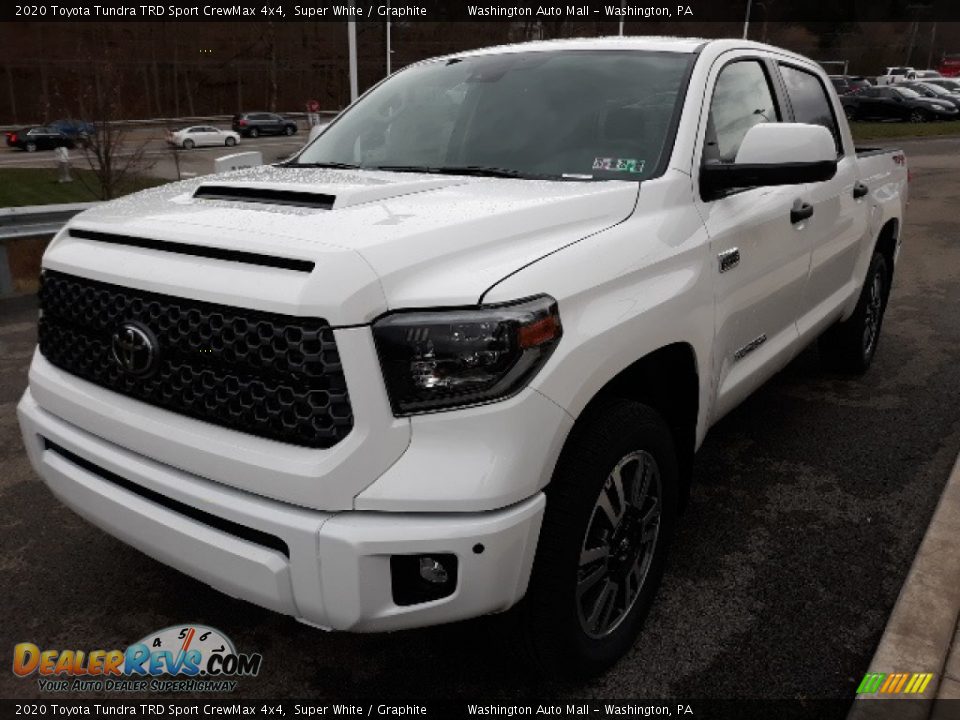2020 Toyota Tundra TRD Sport CrewMax 4x4 Super White / Graphite Photo #16