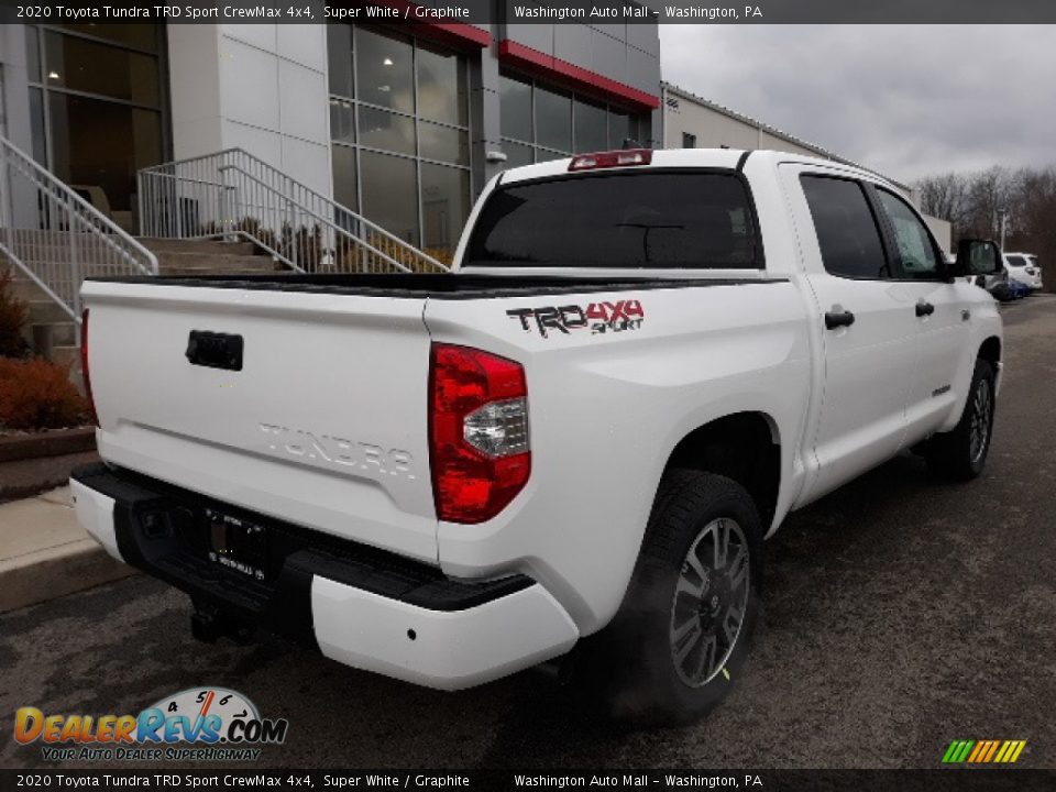 2020 Toyota Tundra TRD Sport CrewMax 4x4 Super White / Graphite Photo #18