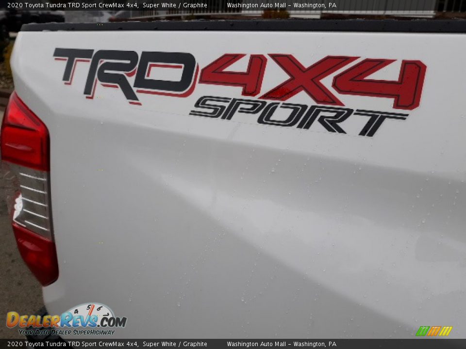 2020 Toyota Tundra TRD Sport CrewMax 4x4 Super White / Graphite Photo #19