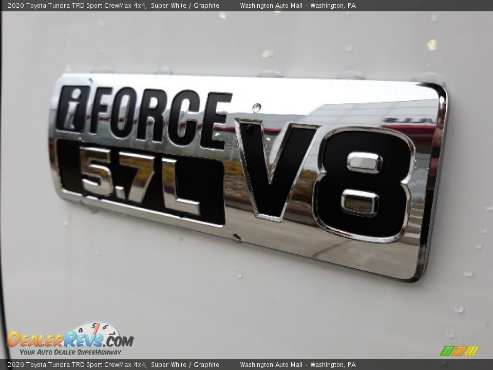 2020 Toyota Tundra TRD Sport CrewMax 4x4 Super White / Graphite Photo #20