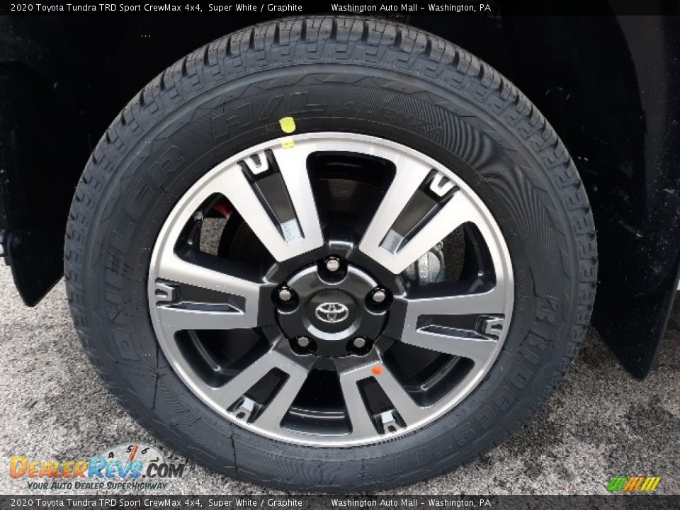 2020 Toyota Tundra TRD Sport CrewMax 4x4 Super White / Graphite Photo #21