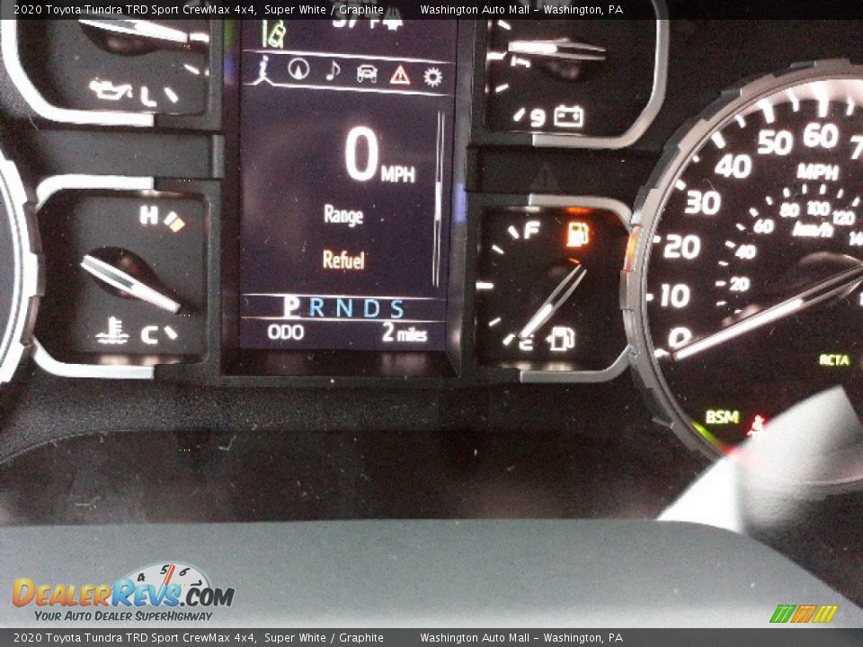 2020 Toyota Tundra TRD Sport CrewMax 4x4 Super White / Graphite Photo #23