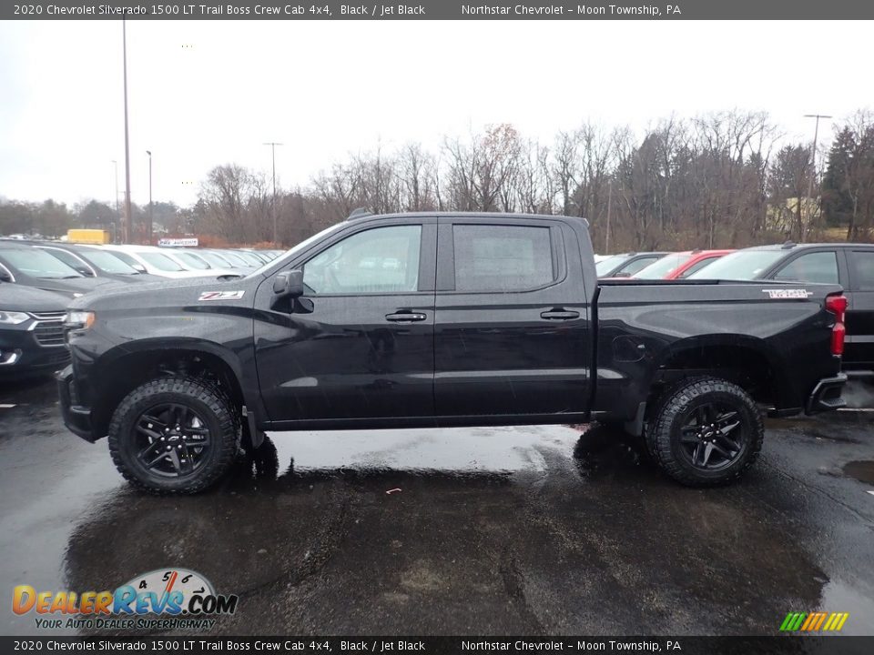 Black 2020 Chevrolet Silverado 1500 LT Trail Boss Crew Cab 4x4 Photo #2