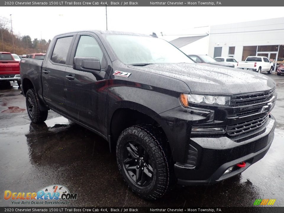 2020 Chevrolet Silverado 1500 LT Trail Boss Crew Cab 4x4 Black / Jet Black Photo #7