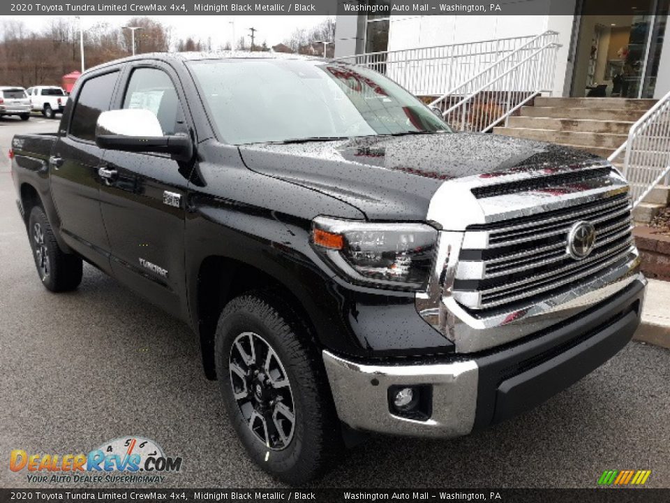 2020 Toyota Tundra Limited CrewMax 4x4 Midnight Black Metallic / Black Photo #1