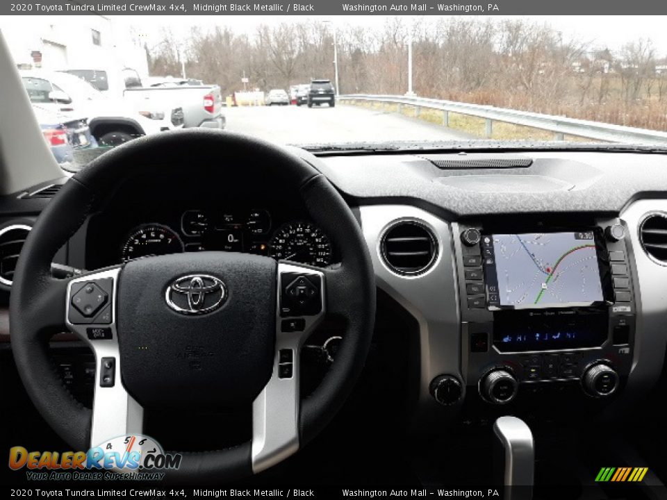 2020 Toyota Tundra Limited CrewMax 4x4 Midnight Black Metallic / Black Photo #3