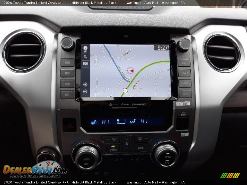 2020 Toyota Tundra Limited CrewMax 4x4 Midnight Black Metallic / Black Photo #6