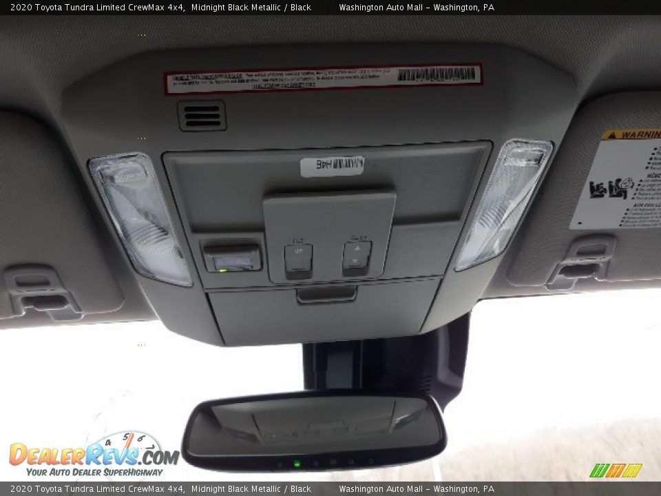 2020 Toyota Tundra Limited CrewMax 4x4 Midnight Black Metallic / Black Photo #12