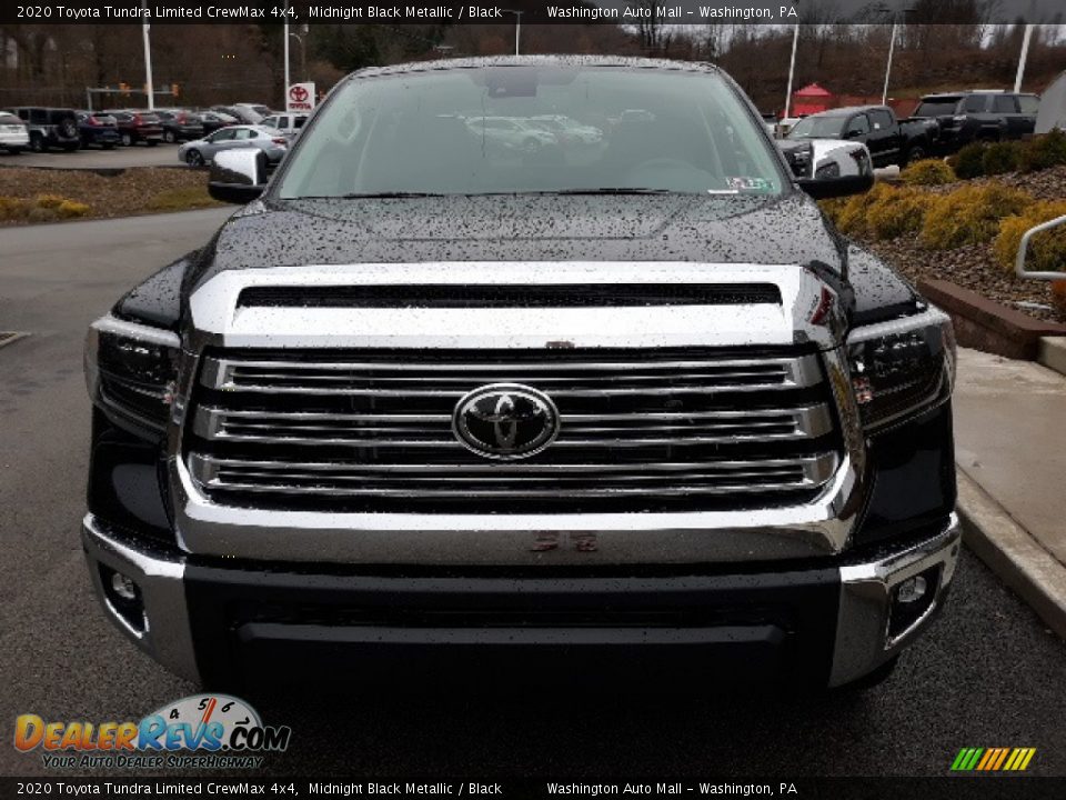 2020 Toyota Tundra Limited CrewMax 4x4 Midnight Black Metallic / Black Photo #14