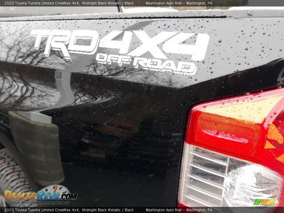 2020 Toyota Tundra Limited CrewMax 4x4 Midnight Black Metallic / Black Photo #18