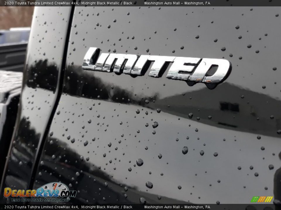 2020 Toyota Tundra Limited CrewMax 4x4 Midnight Black Metallic / Black Photo #19