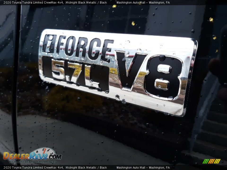 2020 Toyota Tundra Limited CrewMax 4x4 Midnight Black Metallic / Black Photo #20