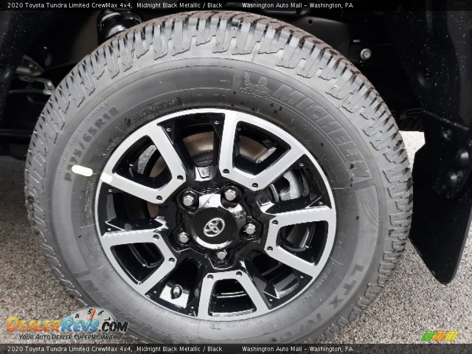 2020 Toyota Tundra Limited CrewMax 4x4 Midnight Black Metallic / Black Photo #21