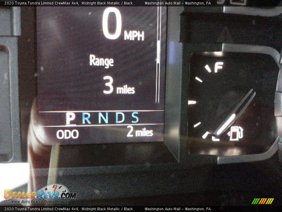 2020 Toyota Tundra Limited CrewMax 4x4 Midnight Black Metallic / Black Photo #23