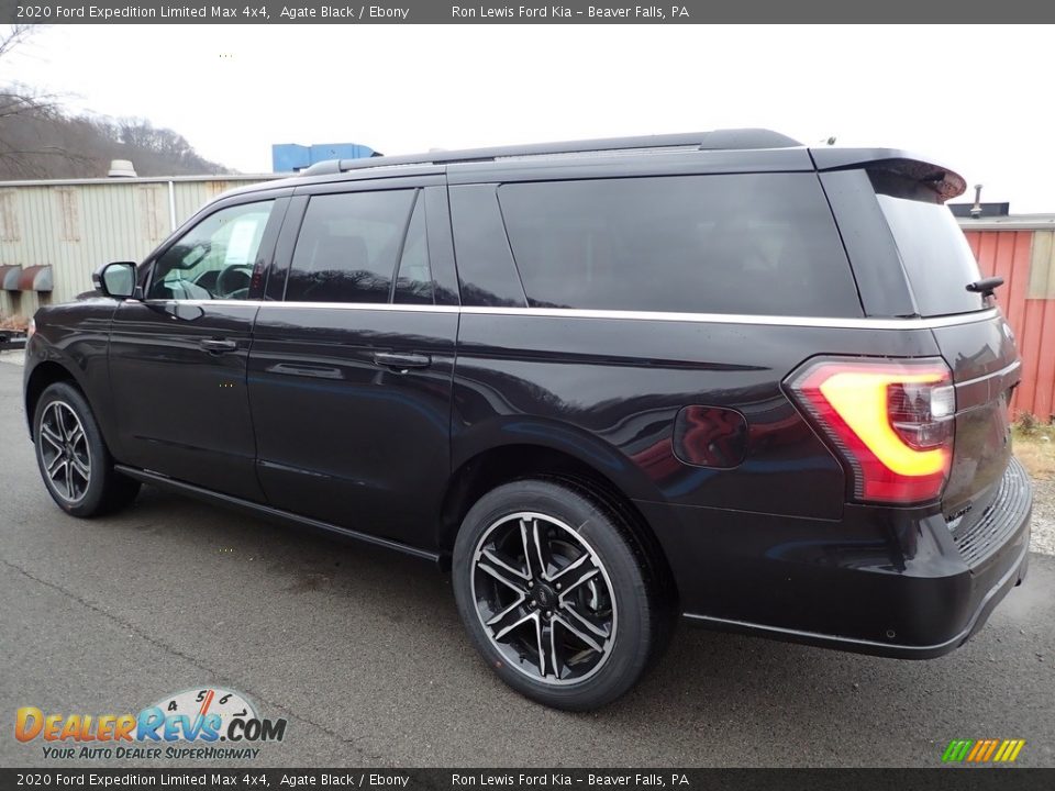 2020 Ford Expedition Limited Max 4x4 Agate Black / Ebony Photo #5
