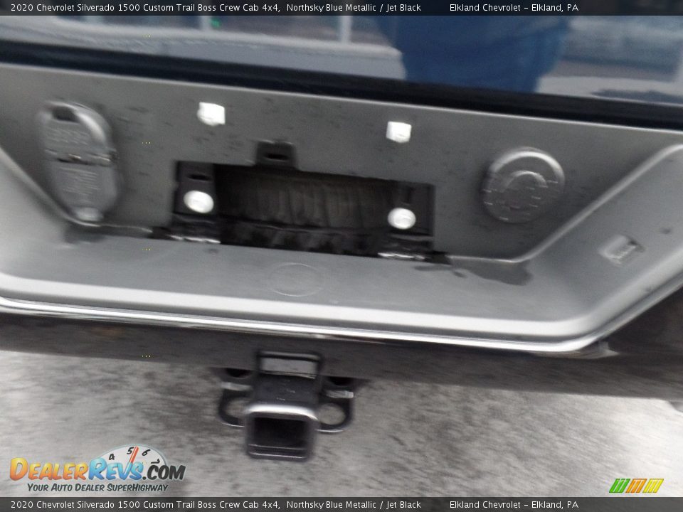 2020 Chevrolet Silverado 1500 Custom Trail Boss Crew Cab 4x4 Northsky Blue Metallic / Jet Black Photo #13