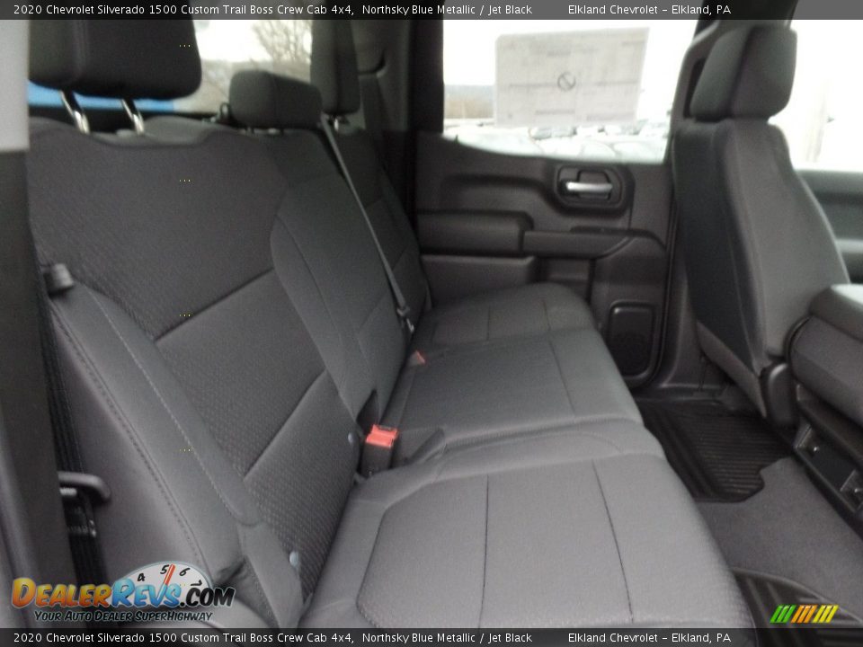 2020 Chevrolet Silverado 1500 Custom Trail Boss Crew Cab 4x4 Northsky Blue Metallic / Jet Black Photo #17