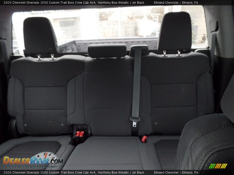 2020 Chevrolet Silverado 1500 Custom Trail Boss Crew Cab 4x4 Northsky Blue Metallic / Jet Black Photo #36