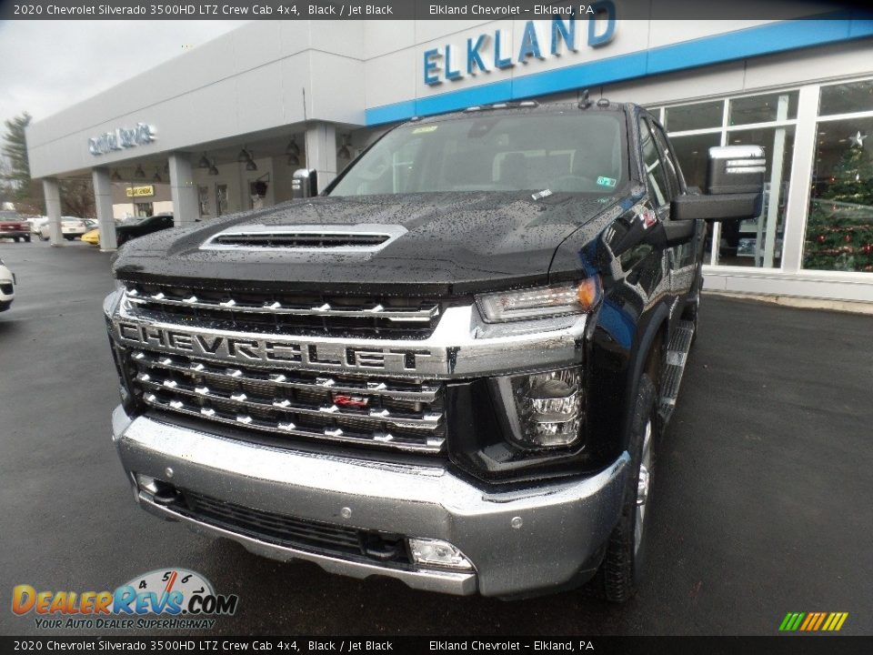 2020 Chevrolet Silverado 3500HD LTZ Crew Cab 4x4 Black / Jet Black Photo #3