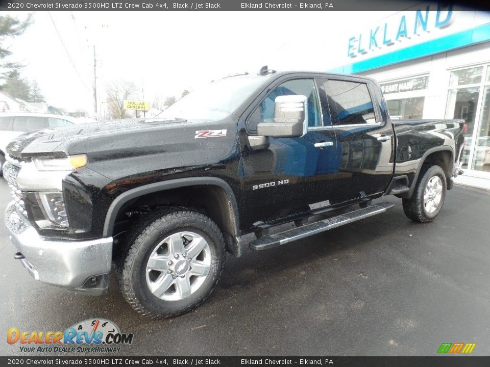 2020 Chevrolet Silverado 3500HD LTZ Crew Cab 4x4 Black / Jet Black Photo #4