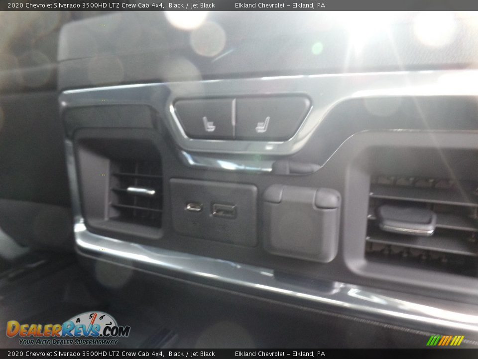 2020 Chevrolet Silverado 3500HD LTZ Crew Cab 4x4 Black / Jet Black Photo #21