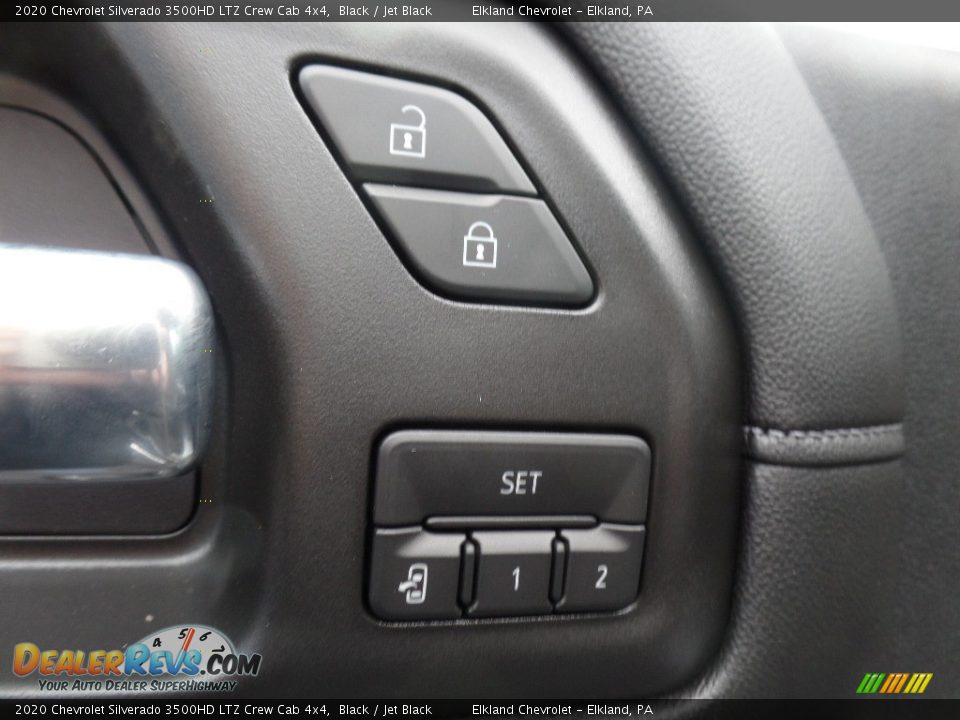 2020 Chevrolet Silverado 3500HD LTZ Crew Cab 4x4 Black / Jet Black Photo #24