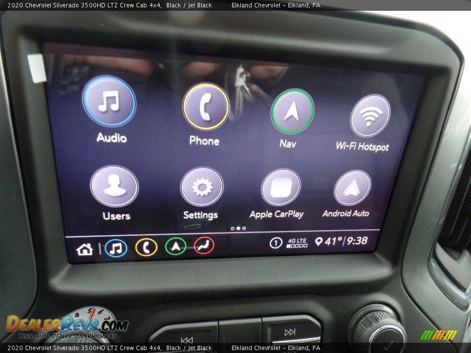 2020 Chevrolet Silverado 3500HD LTZ Crew Cab 4x4 Black / Jet Black Photo #33