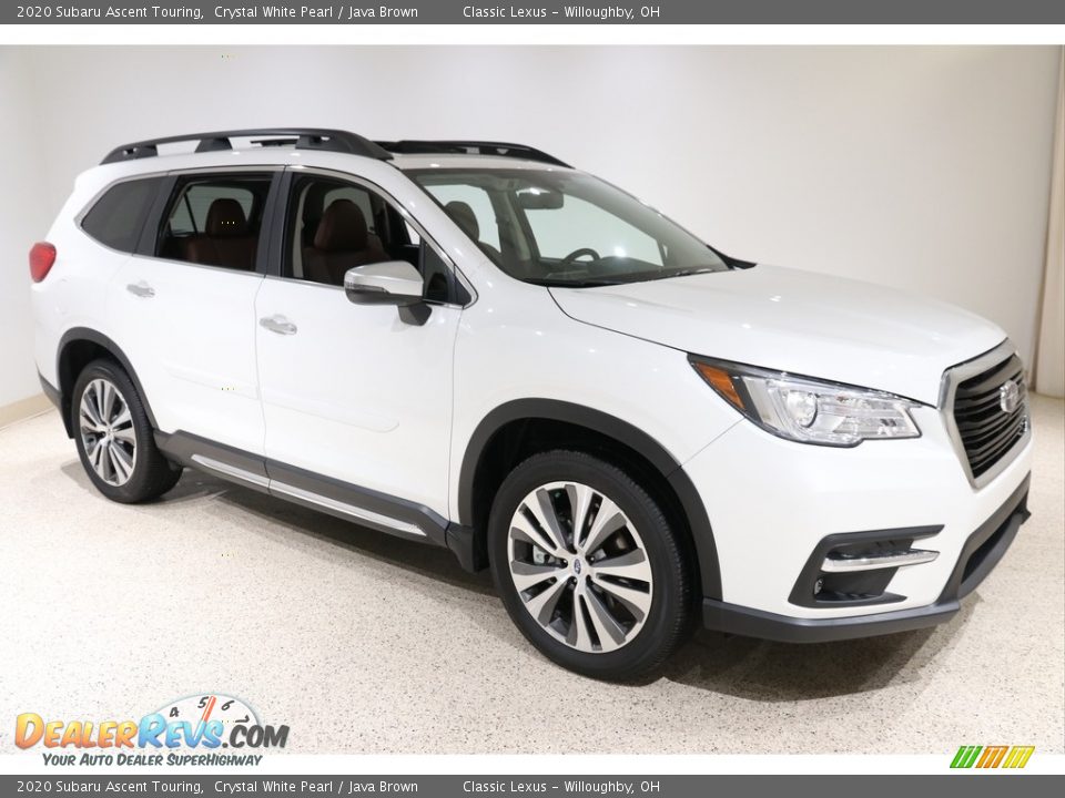 2020 Subaru Ascent Touring Crystal White Pearl / Java Brown Photo #1