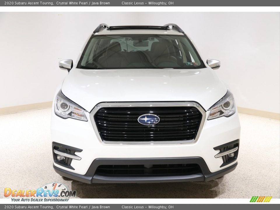 2020 Subaru Ascent Touring Crystal White Pearl / Java Brown Photo #2