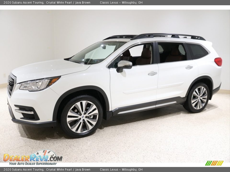 2020 Subaru Ascent Touring Crystal White Pearl / Java Brown Photo #3