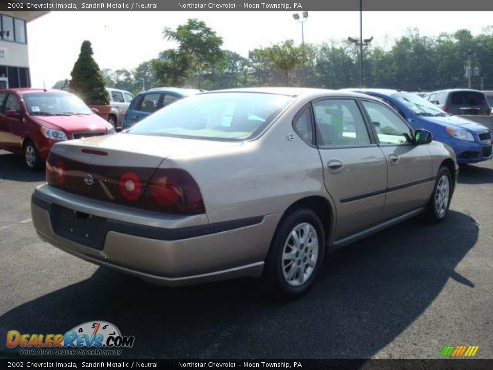 2002 Chevrolet Impala Sandrift Metallic / Neutral Photo #3