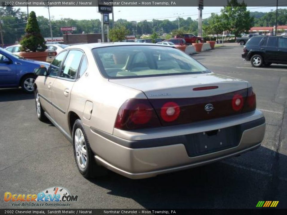 2002 Chevrolet Impala Sandrift Metallic / Neutral Photo #5