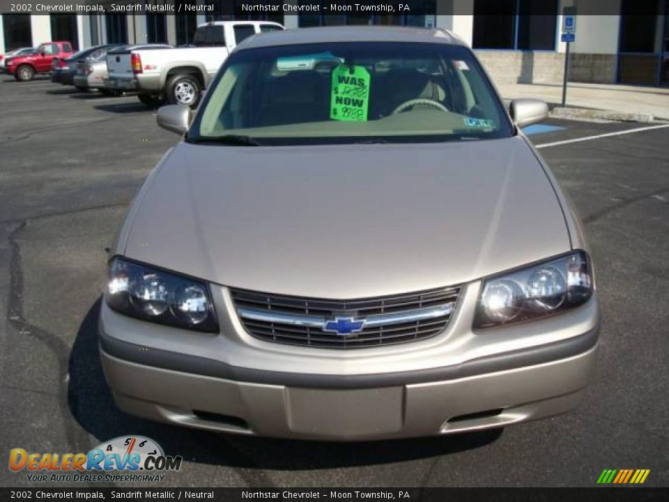 2002 Chevrolet Impala Sandrift Metallic / Neutral Photo #8