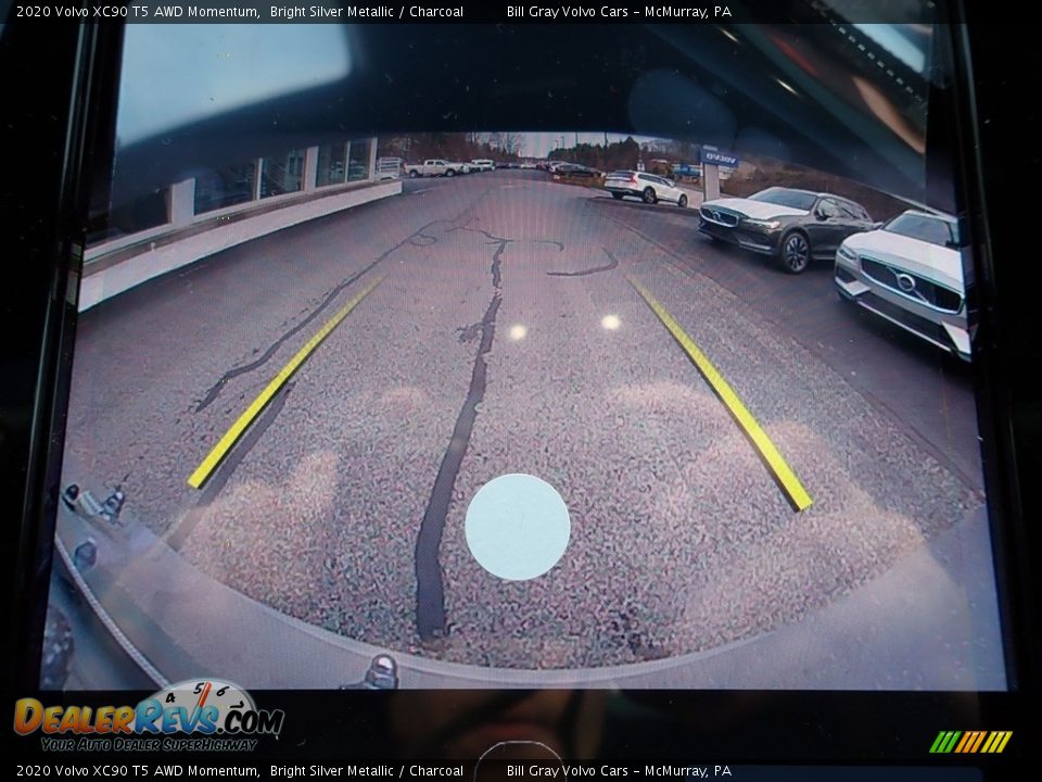 2020 Volvo XC90 T5 AWD Momentum Bright Silver Metallic / Charcoal Photo #14