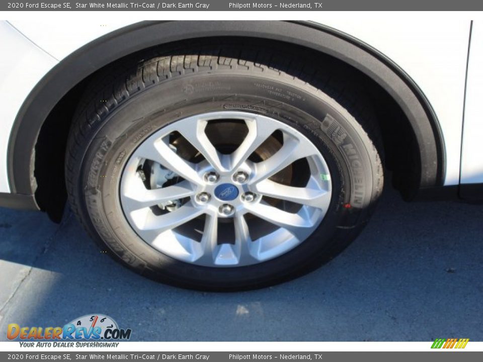 2020 Ford Escape SE Star White Metallic Tri-Coat / Dark Earth Gray Photo #5