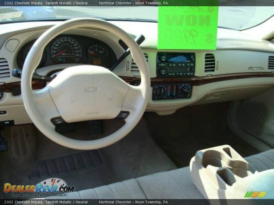 2002 Chevrolet Impala Sandrift Metallic / Neutral Photo #12