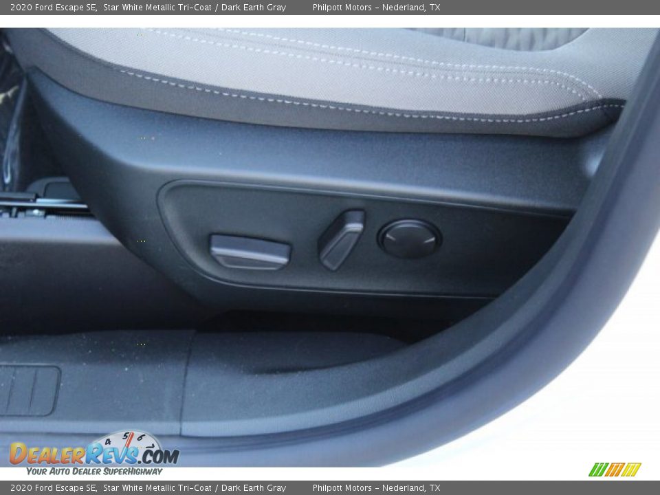 2020 Ford Escape SE Star White Metallic Tri-Coat / Dark Earth Gray Photo #11