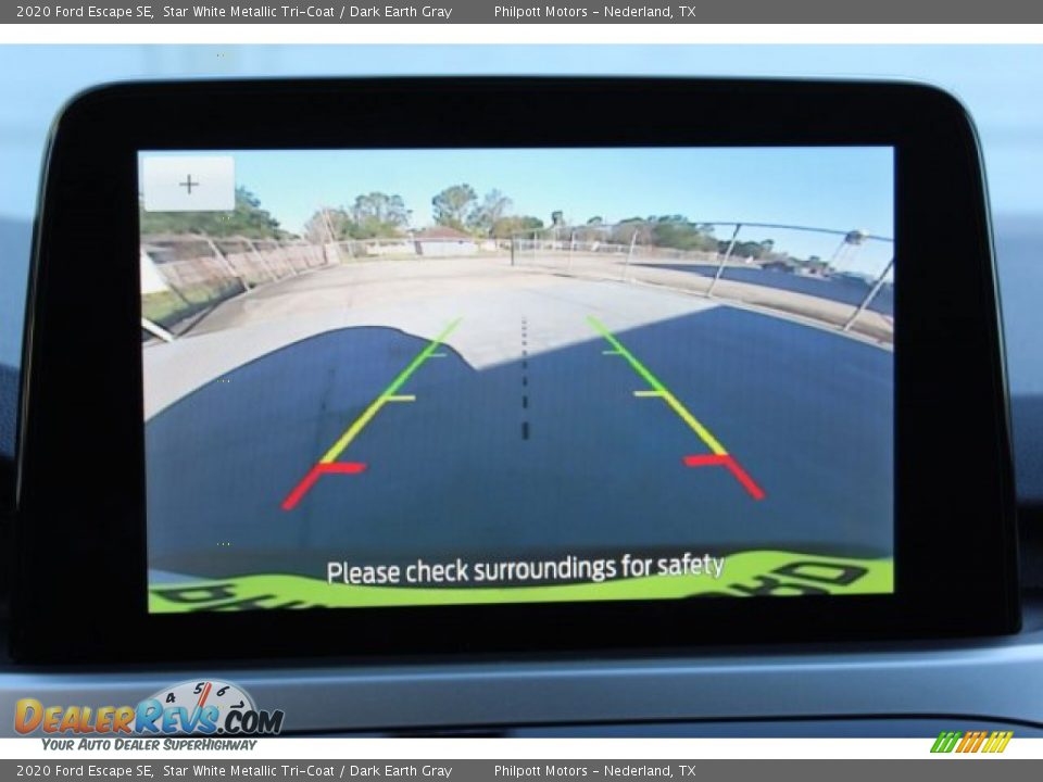 2020 Ford Escape SE Star White Metallic Tri-Coat / Dark Earth Gray Photo #21