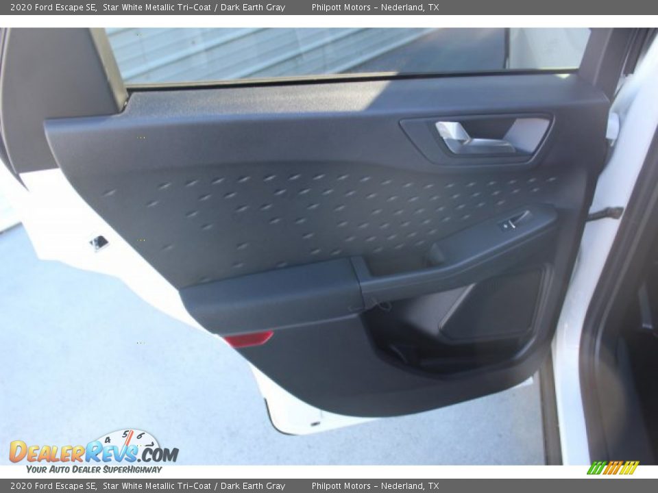2020 Ford Escape SE Star White Metallic Tri-Coat / Dark Earth Gray Photo #22