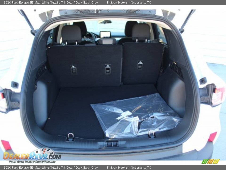 2020 Ford Escape SE Star White Metallic Tri-Coat / Dark Earth Gray Photo #24