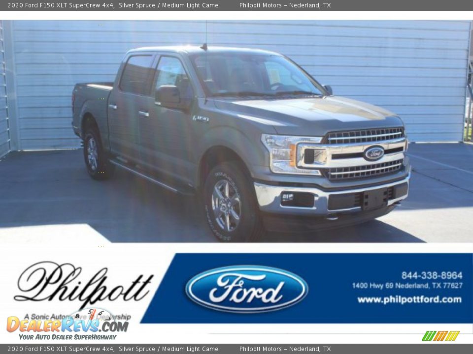 2020 Ford F150 XLT SuperCrew 4x4 Silver Spruce / Medium Light Camel Photo #1