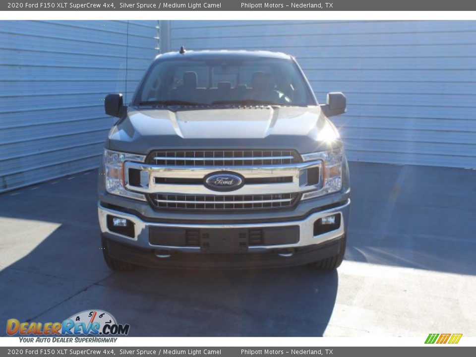 2020 Ford F150 XLT SuperCrew 4x4 Silver Spruce / Medium Light Camel Photo #3