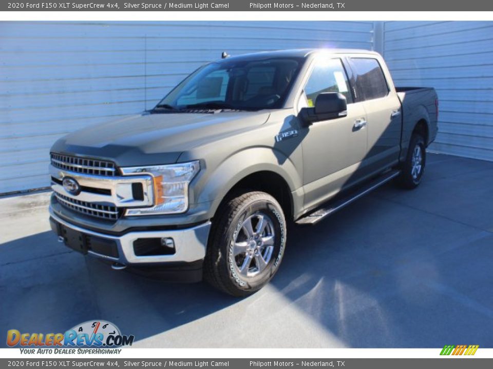 2020 Ford F150 XLT SuperCrew 4x4 Silver Spruce / Medium Light Camel Photo #4