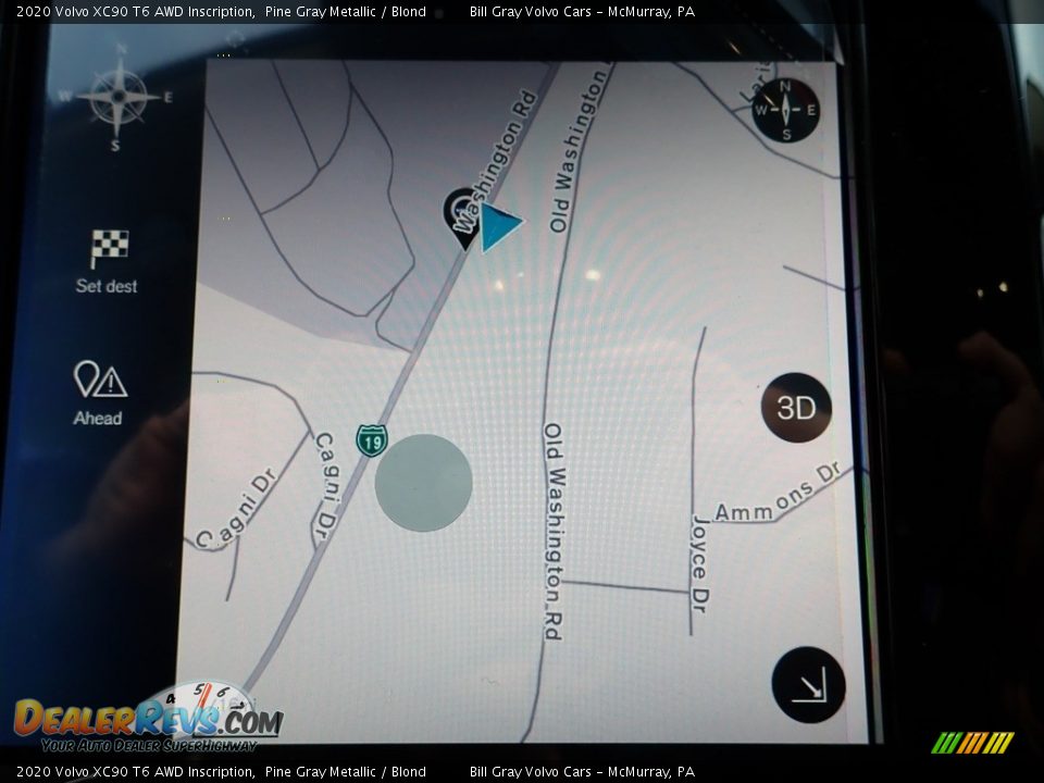 2020 Volvo XC90 T6 AWD Inscription Pine Gray Metallic / Blond Photo #13
