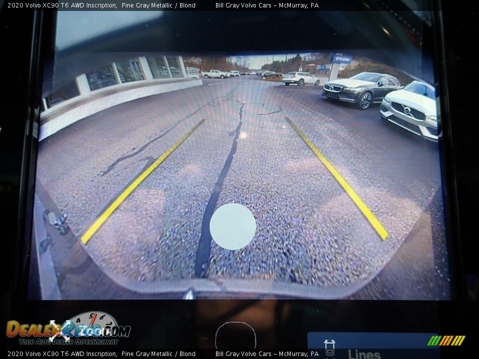2020 Volvo XC90 T6 AWD Inscription Pine Gray Metallic / Blond Photo #14