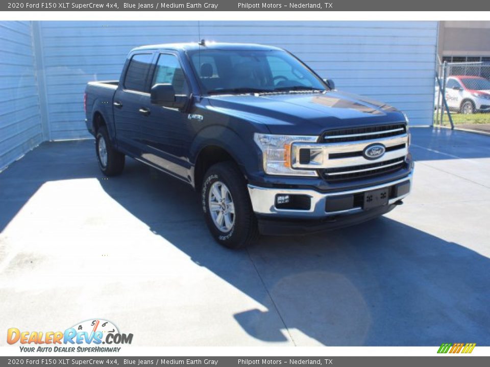 2020 Ford F150 XLT SuperCrew 4x4 Blue Jeans / Medium Earth Gray Photo #2